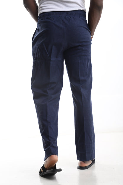 Navy Blue Linen Trouser – Premium Lightweight Men’s Pants