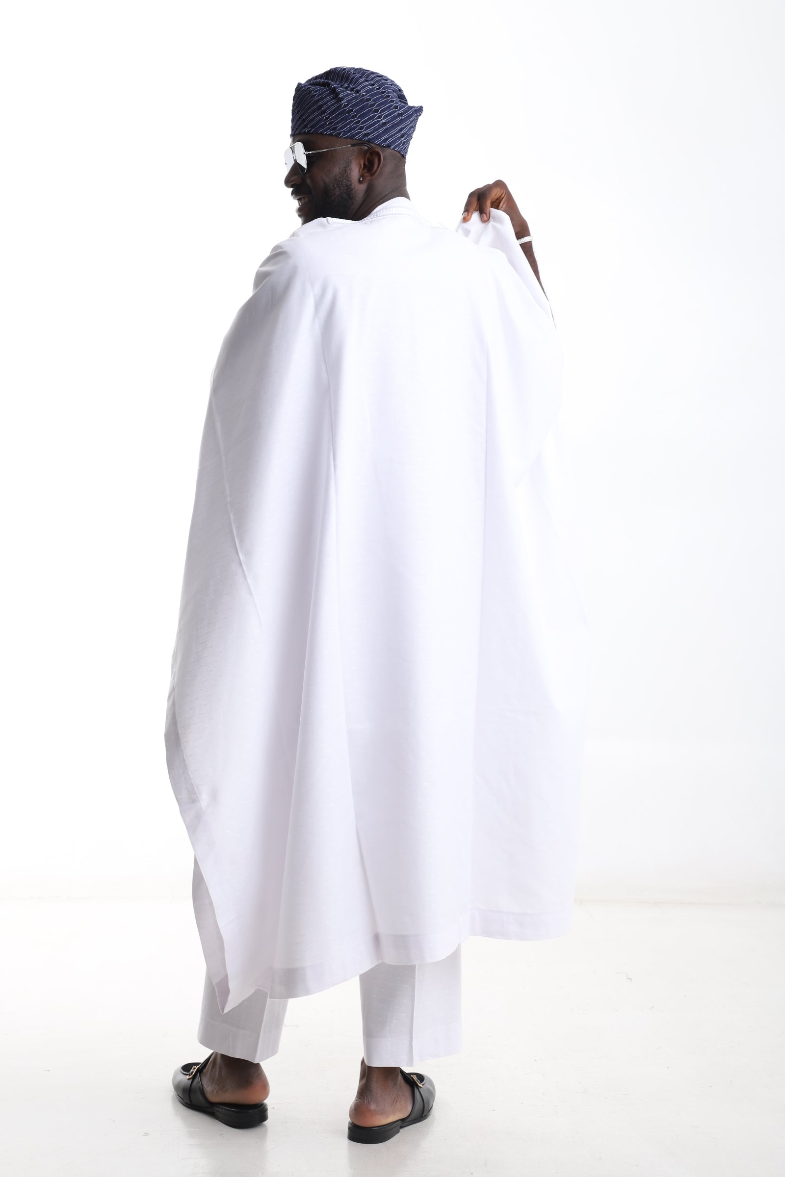 White Agbada – Premium Three-Piece Traditional Set