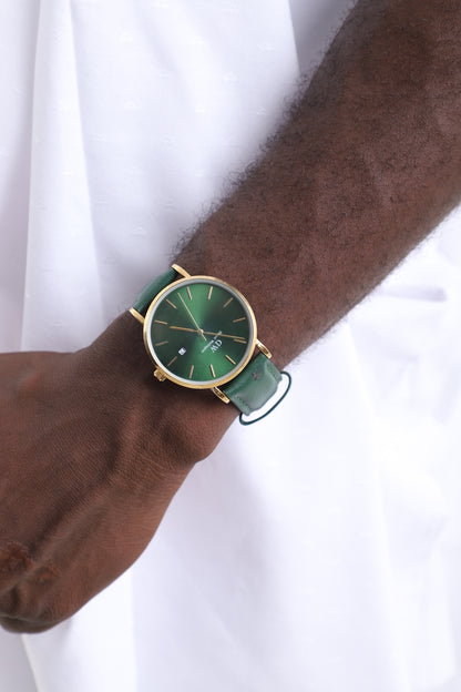 Luxury Green Dial Wrist Watch