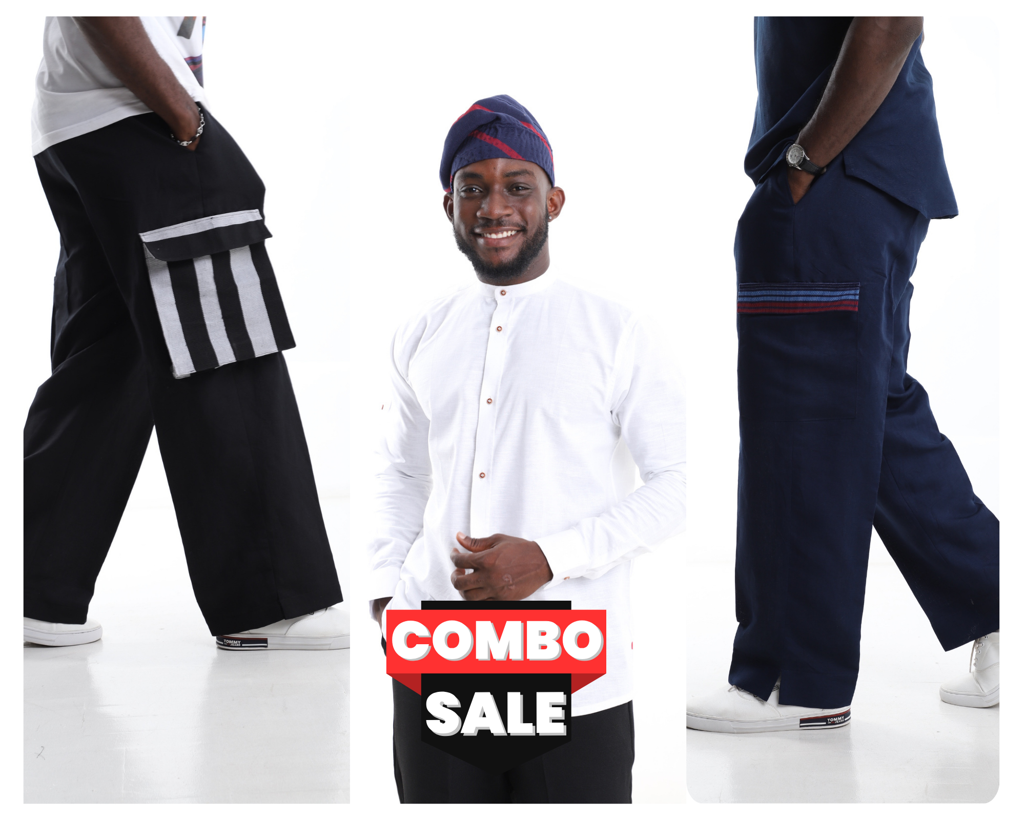 Men’s Premium Linen Outfit Combo – Shirt &amp; Designer Linen Trousers